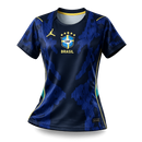 Camisa Brasil Away 26/27 - Jordan Azul Torcedor Feminina
