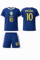 Conjunto Infantil Seleção Brasil - Modelo Torcedor