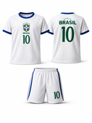 Conjunto Infantil Seleção Brasil - Modelo Torcedor