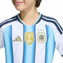 Camisa Infantil Argentina 2026 Home Com Patch Campeão
