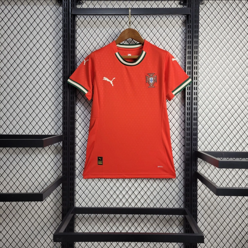 Camisa Portugal Feminino 25∕26 - Vermelho