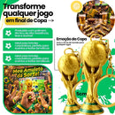 Chaveiro Brasil Taça Copa Do Mundo Troféu Decorativo
